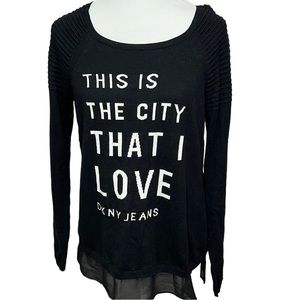 DKNY Jeans Novelty Sweater